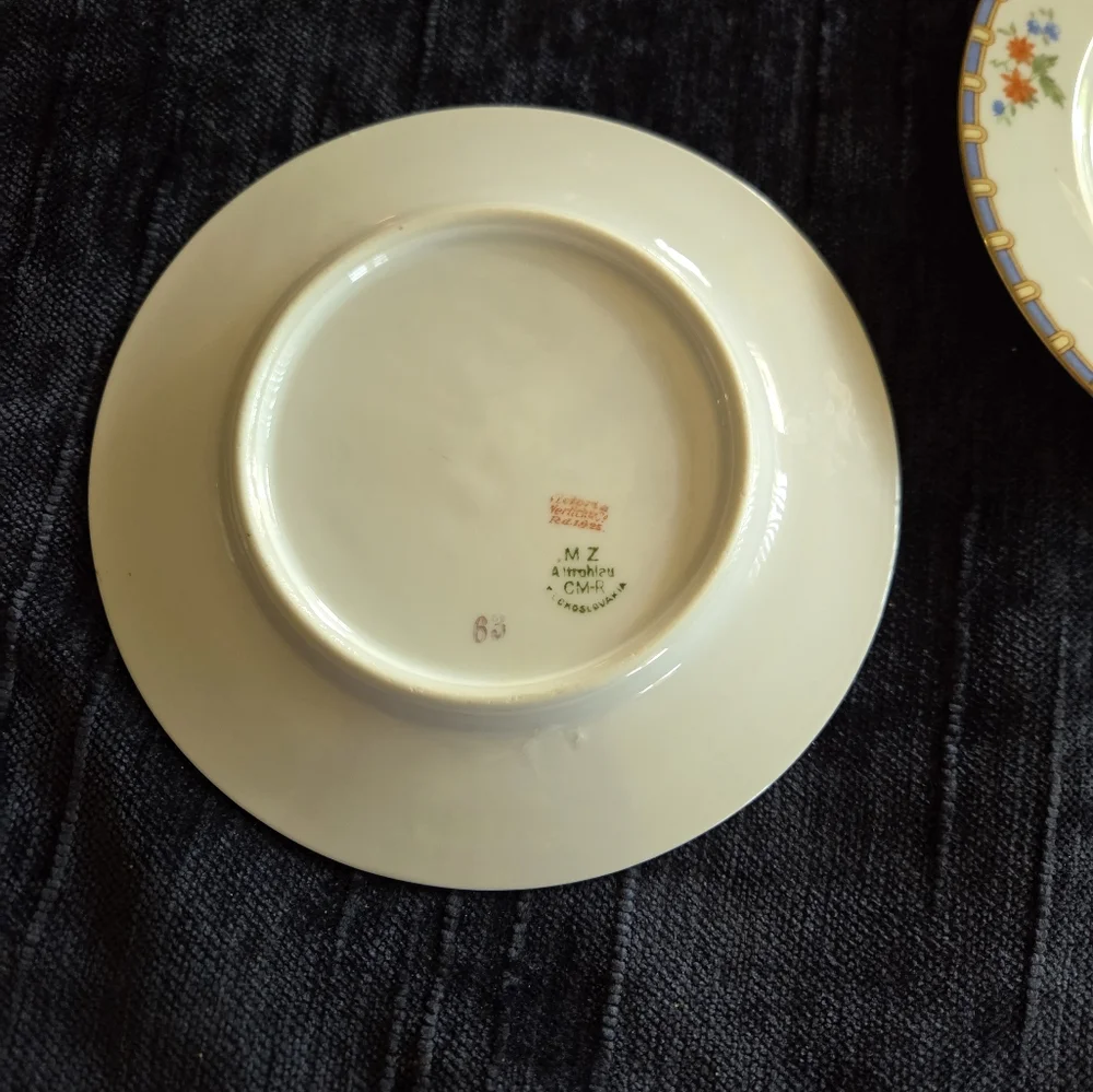 Pair Of Moritz Zdekauer In Altrohlau Czechoslavakia 